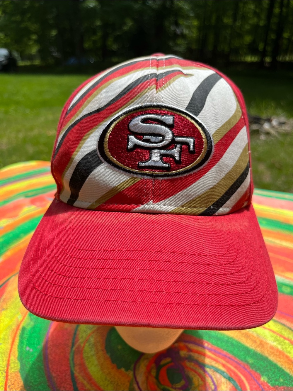 San Francisco 49ers NFL team appeal snapback football Logo Stripe Baseball Cap